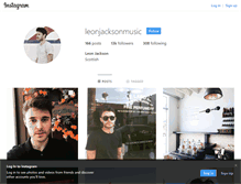 Tablet Screenshot of leonjacksonmusic.com